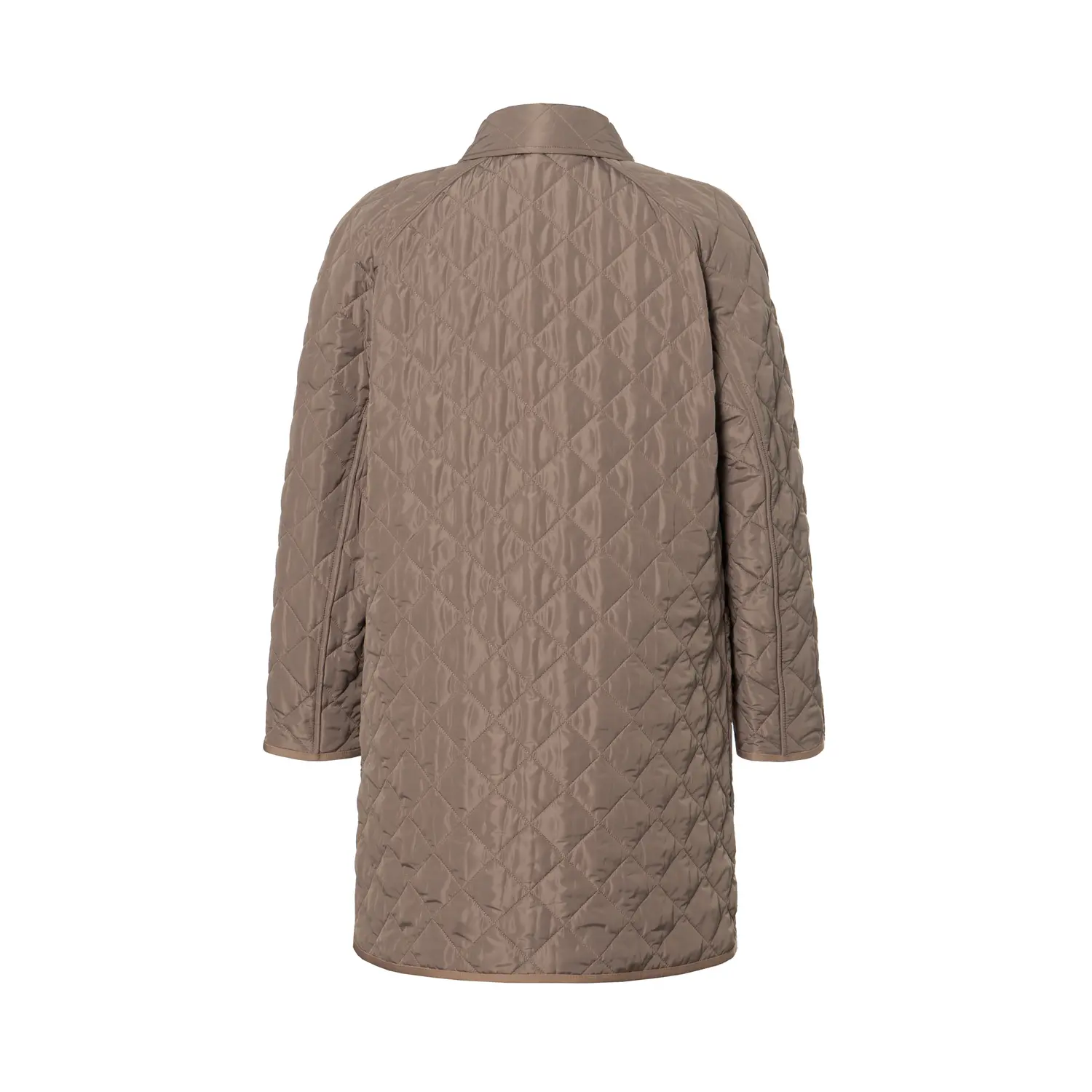Пуховик Burberry женский, пепельно-шалфейный, серый-зеленый — фото 3