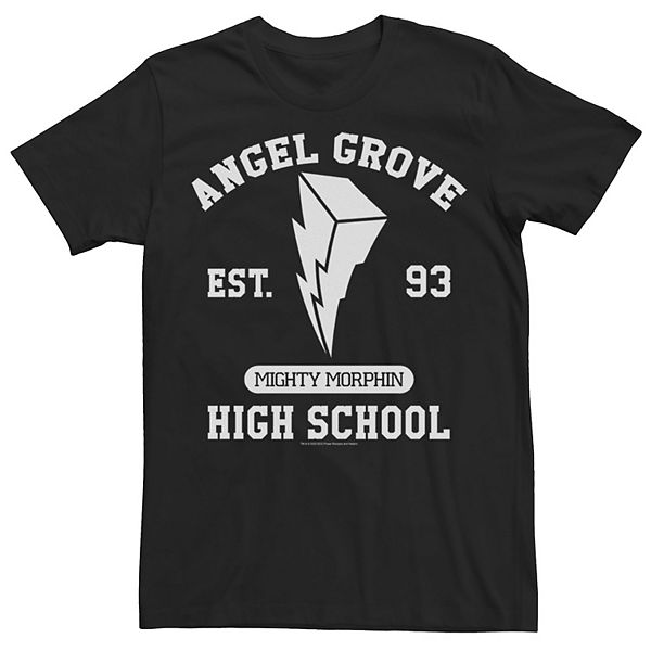 

Футболка с логотипом школы Angel Grove High School из сериала Power Rangers Licensed Character