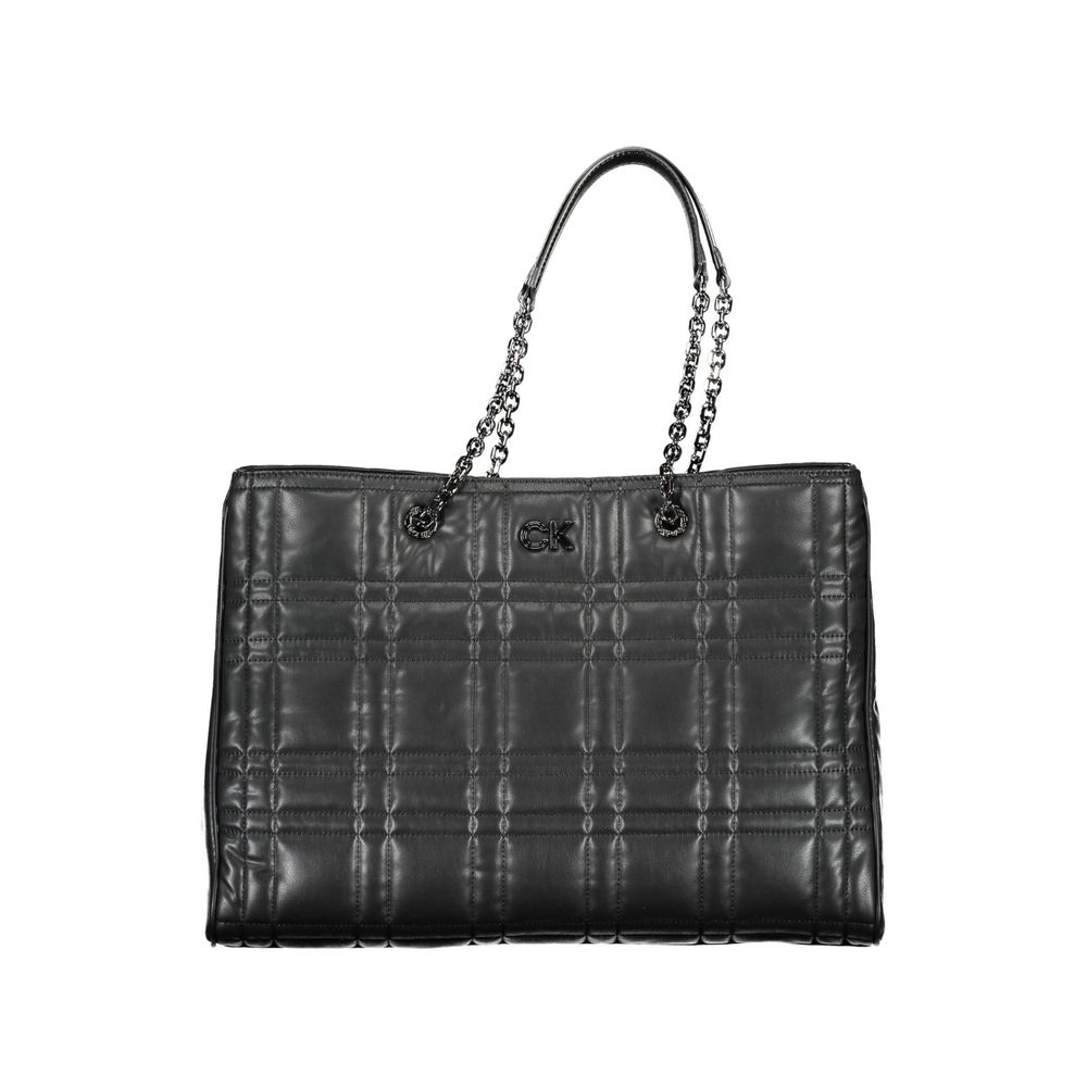 

Черная сумка из полиэстера Calvin Klein, черный