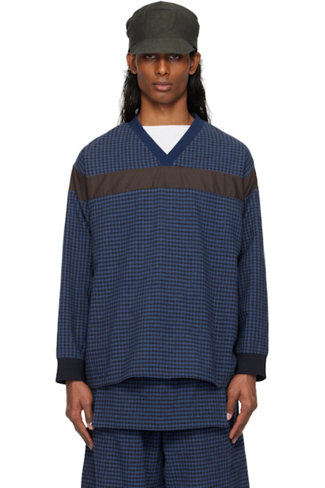 

SSENSE Эксклюзивный топ Navy Staff SC103