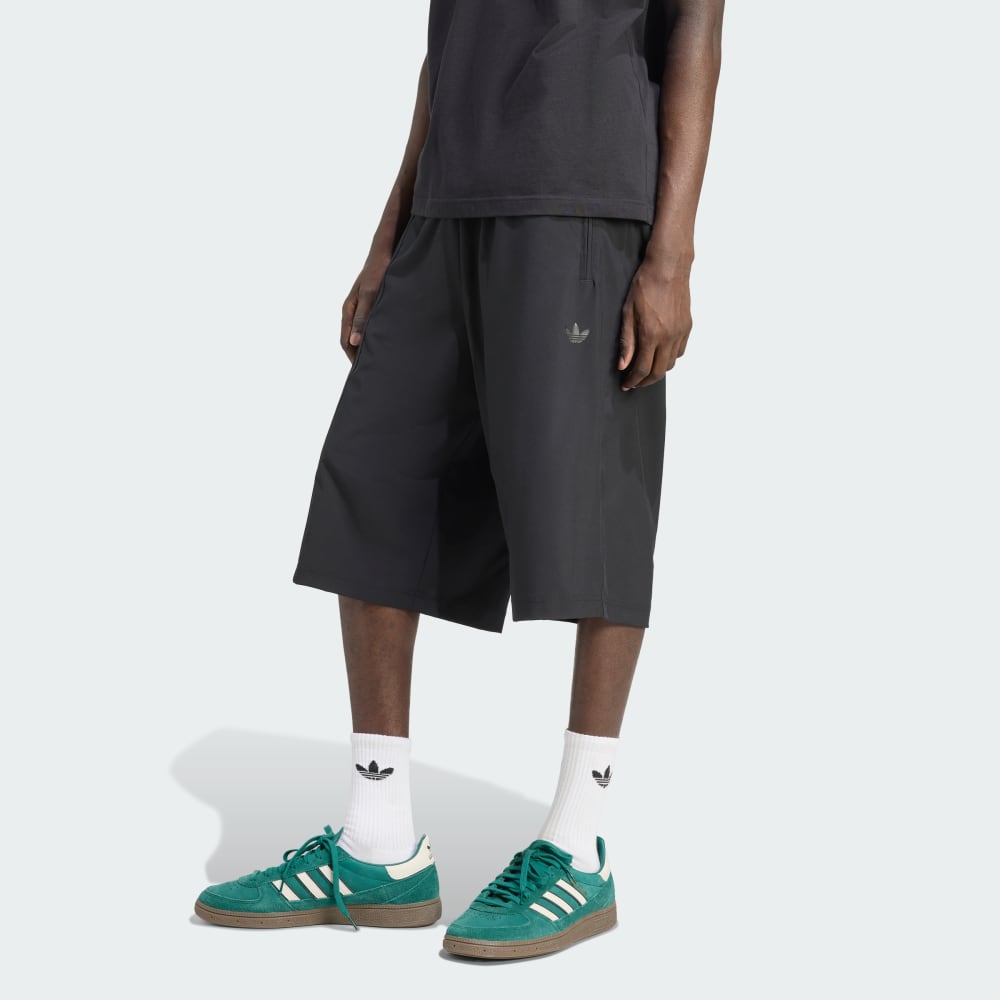 

Шорты Adidas Firebird Oversized Nylon Shorts, черный