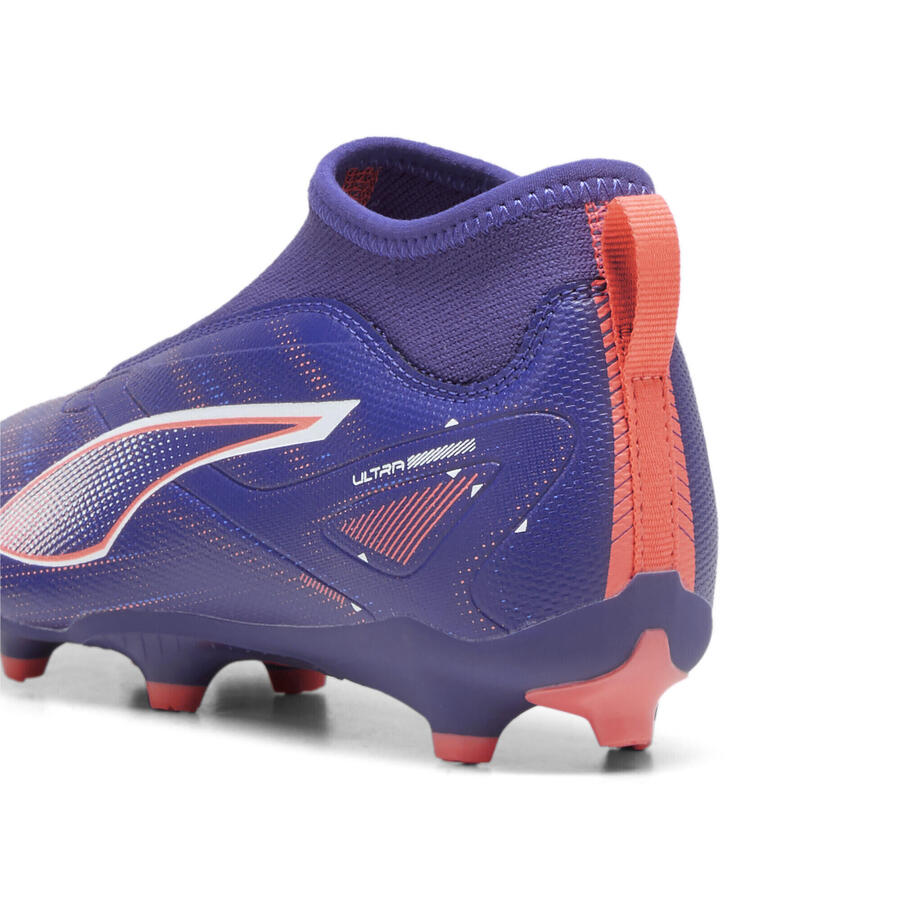 Футбольные бутсы ULTRA 5 MATCH+ FG/AG без шнурков для молодежи PUMA — фото 2