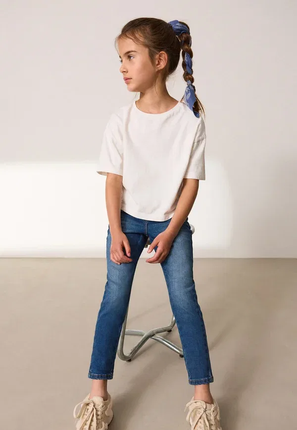 Джинсы skinny fit Next, mid blue, средне-голубой — фото 4