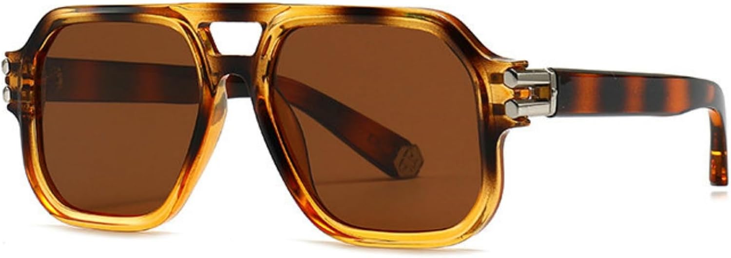 

Солнцезащитные очки Willochra Fashion Vintage Big Square для женщин и мужчин, модные, классический дизайн, черные, для вождения и путешествий, защита от ультрафиолета UV400, C3