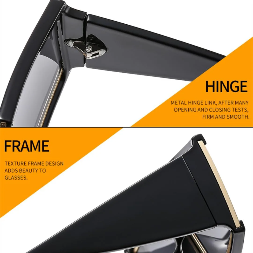 

Большие солнцезащитные очки для женщин в винтажном стиле с зеркальными линзами, мужские солнцезащитные очки с защитой от УФ-излучения UV400 VVTWSSW, White