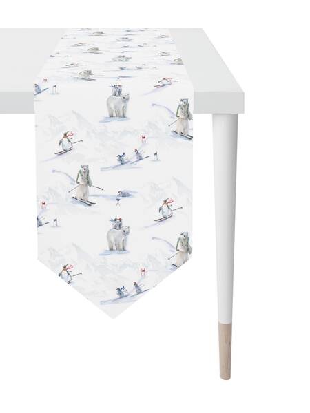 

Настольный бегун Apelt Chalet Style Eisbären, 32x5x175 см цвет weiß/blau