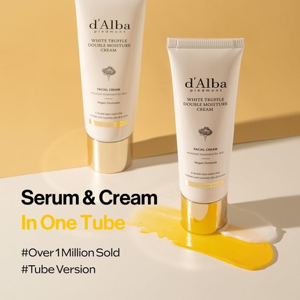 Крем для лица D'Alba Piedmont — White Truffle Double Moisture Cream Веганский увлажняющий — фото 2