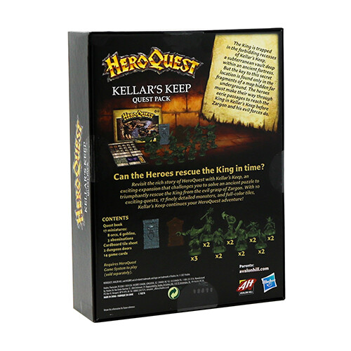 Настольная игра Heroquest: Kellar’S Keep Expansion Hasbro — фото 3