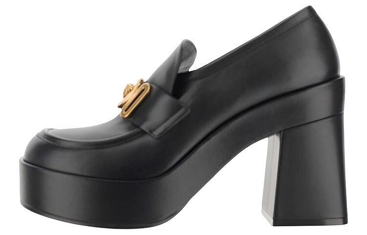 Лоферы Versace Medusa Biggie на платформе, черный