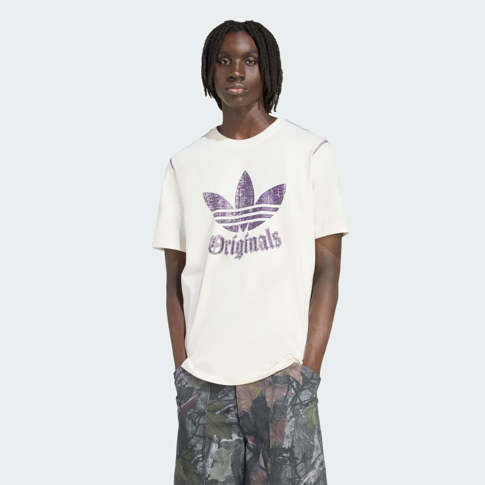 

Футболка Adidas Distressed Graphic Tee, цвет Cloud White