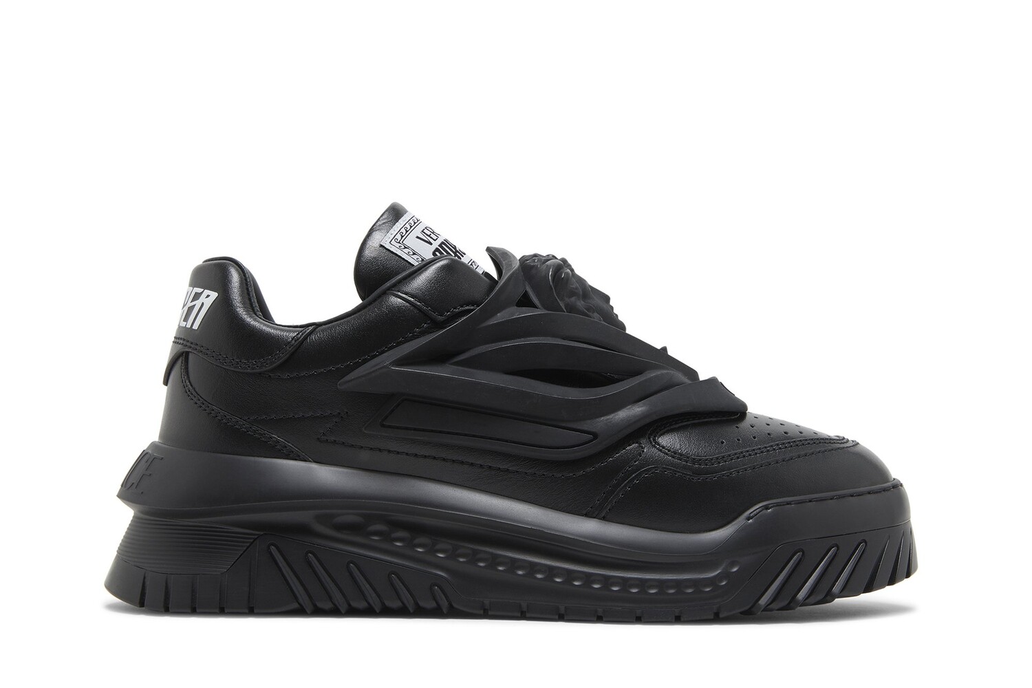 Versace Резиновые кроссовки Odissea Caged Medusa, черный