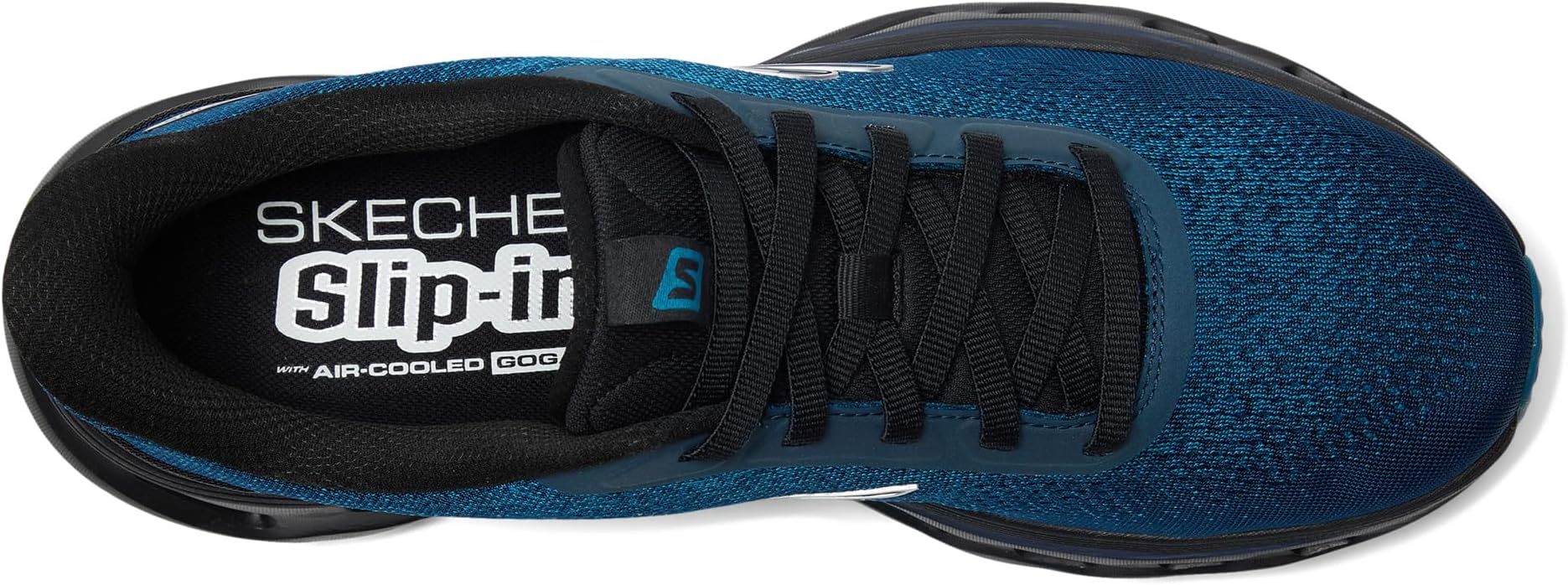 Кроссовки SKECHERS Performance Go Walk Glide-step 2.0 Maser Hands Free Slip-in, цвет Navy/Black — фото 2