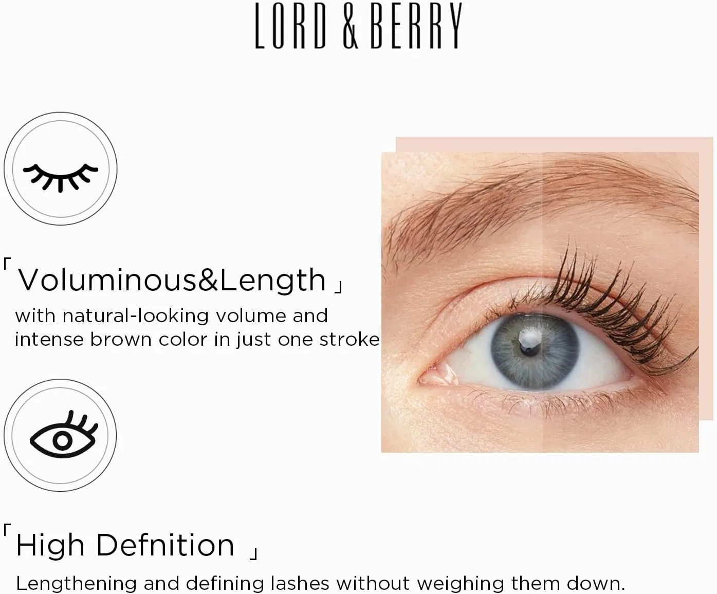 Тушь для ресниц объемная Lord & Berry Mascare Mascara Noir — фото 3