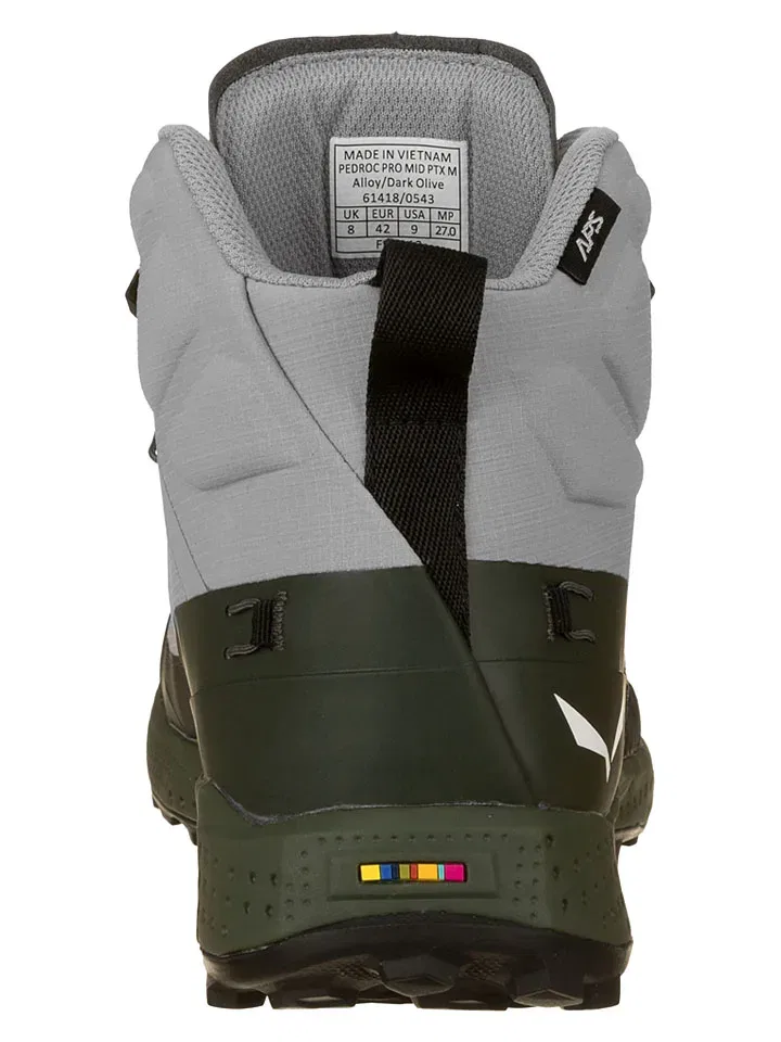 Треккинговые ботинки Pedroc Pro Powertex Mid Salewa серый — фото 3