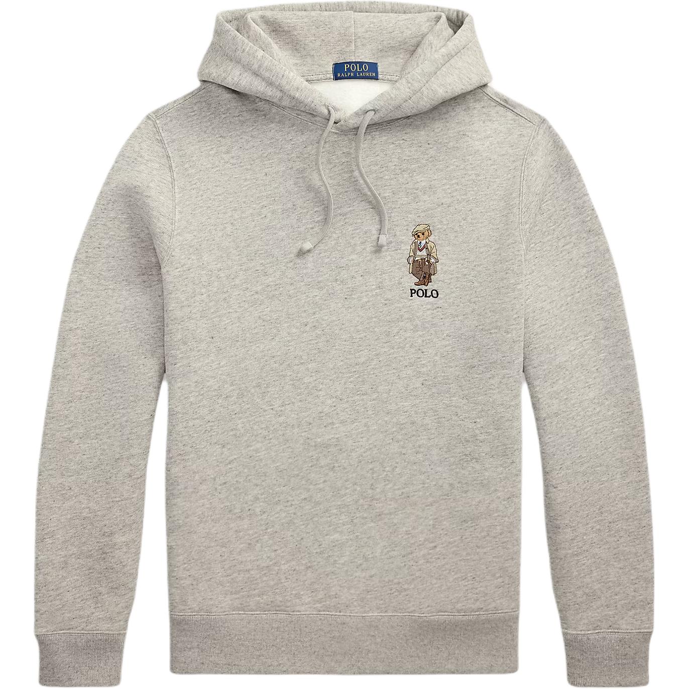 Толстовка Polo Bear из флиса Polo Ralph Lauren, heather серый — фото 2