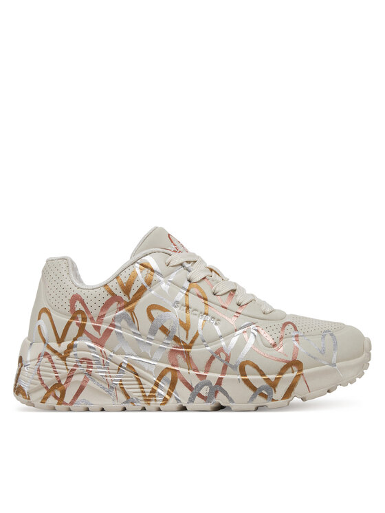 

Кроссовки Uno Lite - Metallic 314067L/NTMT Skechers, белый