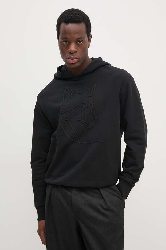 

Хлопковая толстовка Armani Exchange, черный