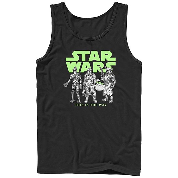 

Мужской топ с графикой логотипа мандалорца Star Wars