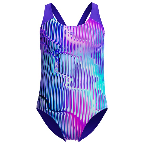 

Детский цифровой купальник с брызгами Speedo, индиго
