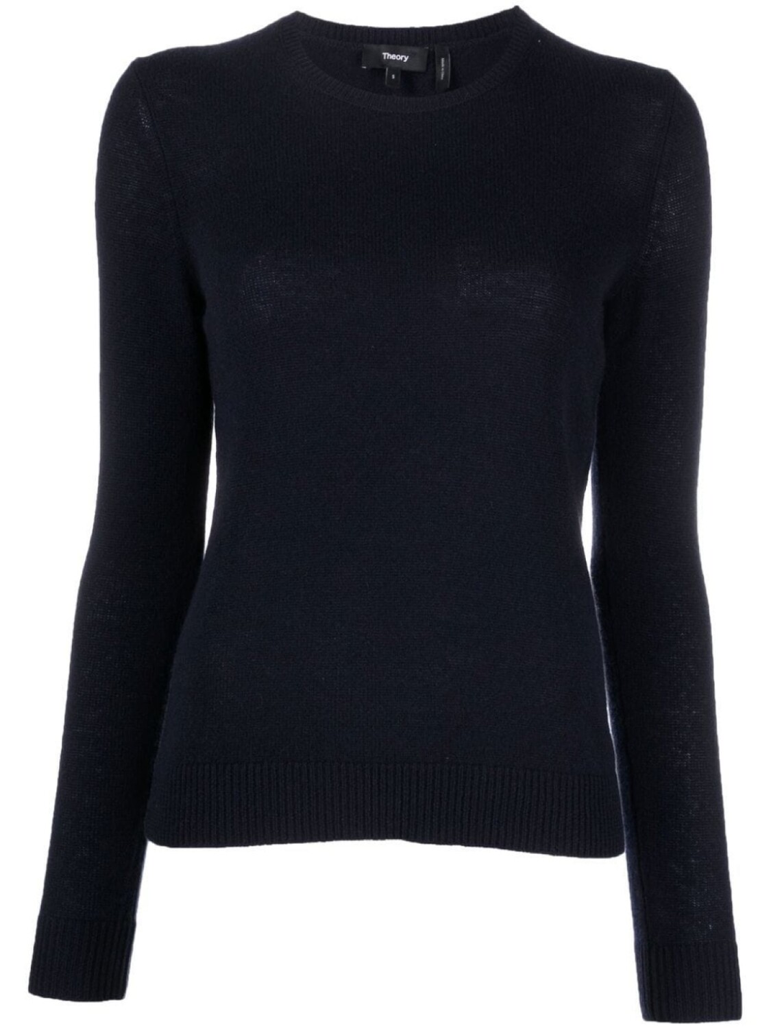 

Theory кашемировый джемпер с круглым вырезом, синий