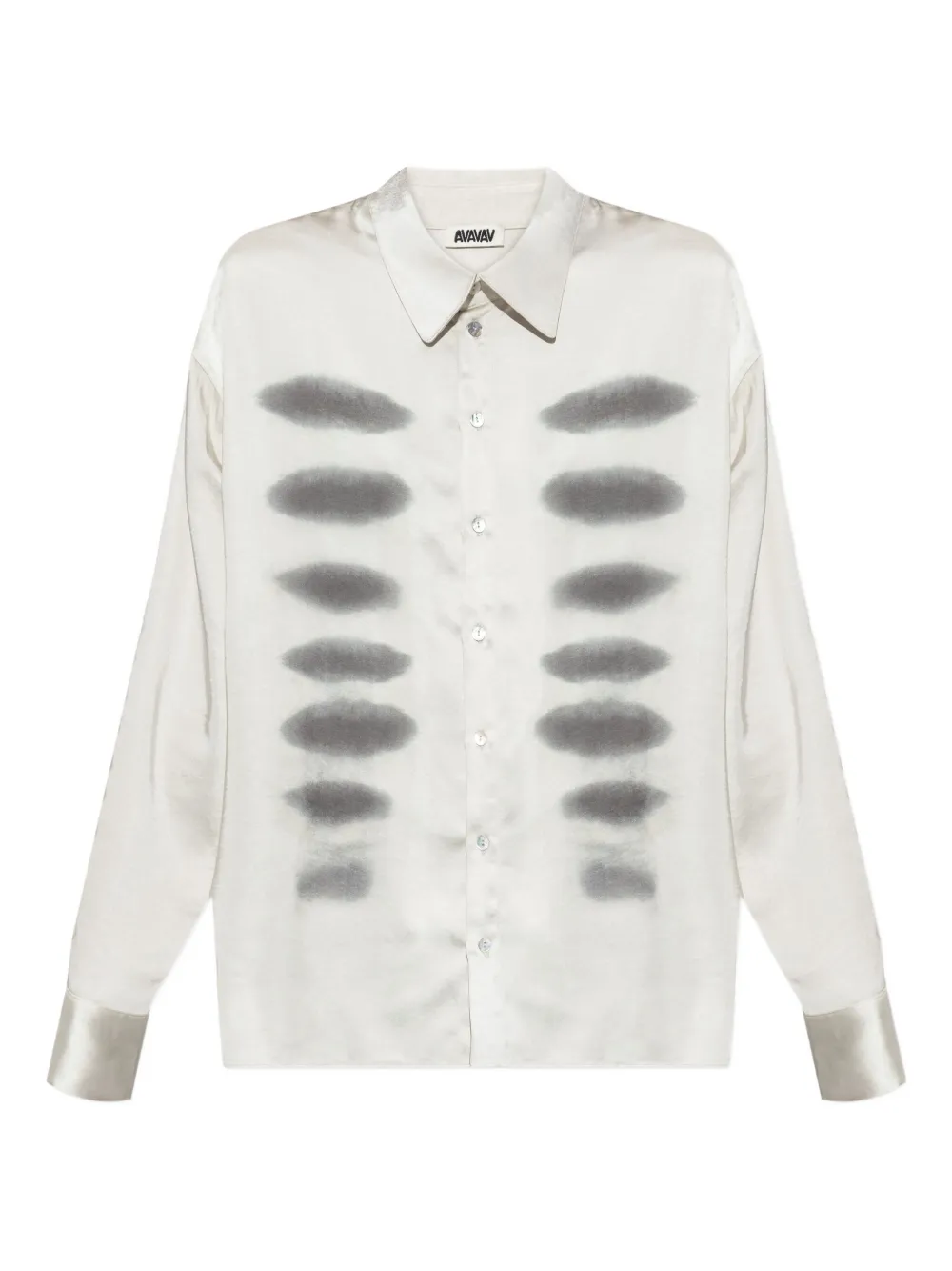 

Рубашка с принтом "рентген" Avavav, нейтральный