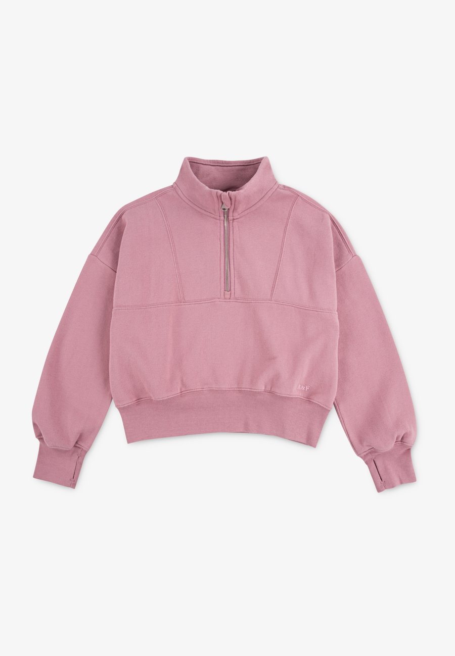 Толстовка Abercrombie & Fitch ESSENTIAL ZIP, Mesa Rose/Mauve — фото 4