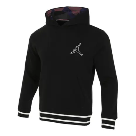 

Толстовка Air Jordan Flight MVP Fleece Pullover Hoodie 'Black', черный