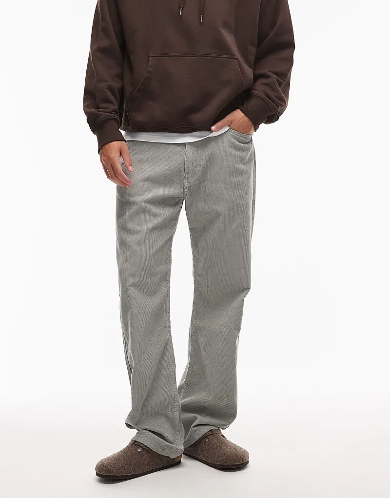 

Брюки Levi's 565 свободного прямого кроя с пятью карманами светло-серого цвета