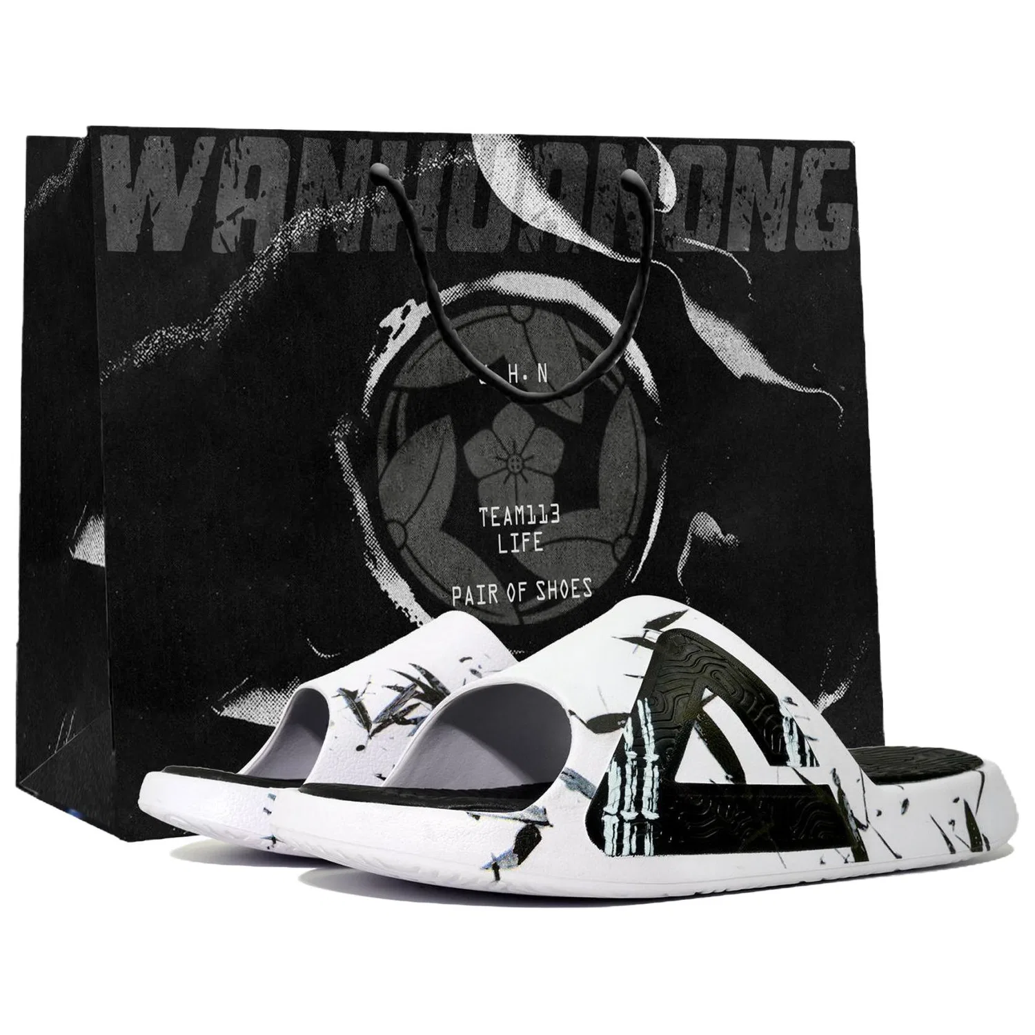 Шлепанцы спортивные PEAK White