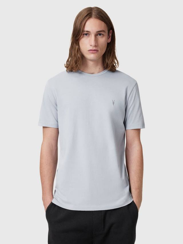 

Хлопчатобумажная футболка brace crew AllSaints, синий/разноцветный