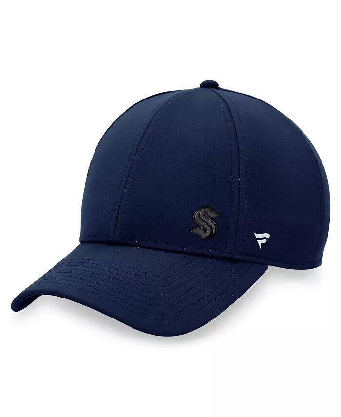 

Женская темно-синяя шапка Seattle Kraken Authentic Pro Road Structured Adjustable Fanatics