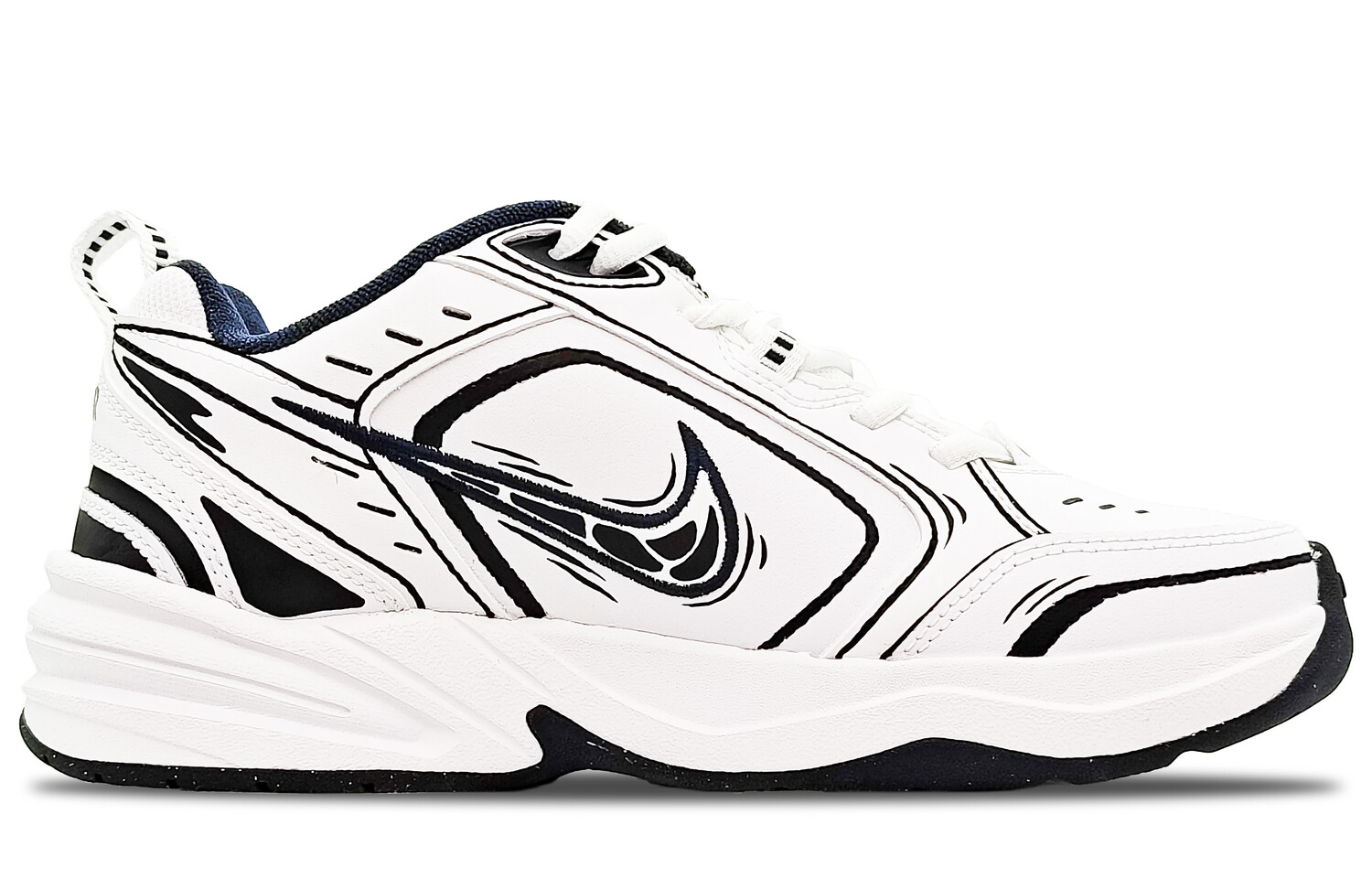 

Кроссовки Nike Air Monarch 4 Chunky Sneakers Unisex Low-Top Black