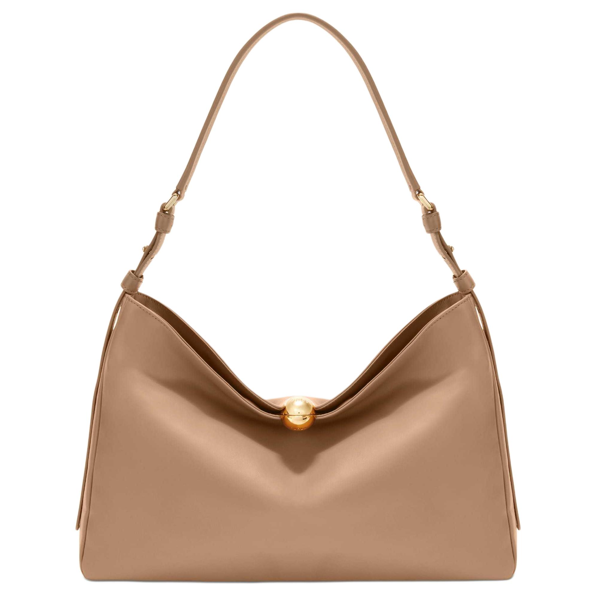 

Furla Мягкая кожаная сумка через плечо Тубэс женская пустынная