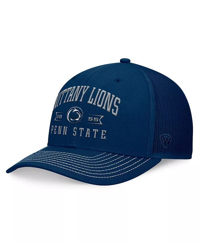 

Мужская темно-синяя регулируемая шляпа Penn State Nittany Lions Carson Trucker Top Of The World, синий