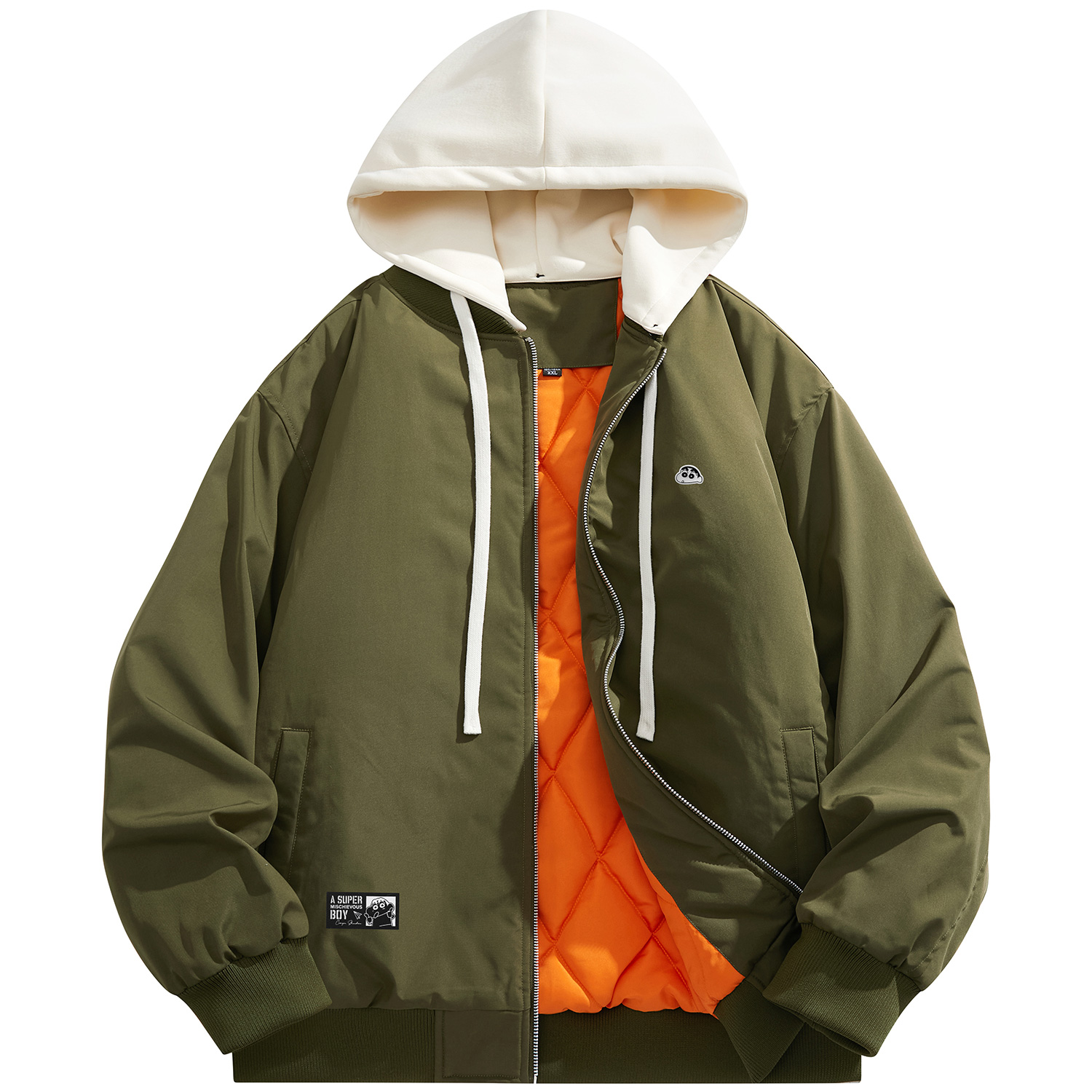 

Crayon Shinchan Куртка Unisex, Army Green[Thickened]