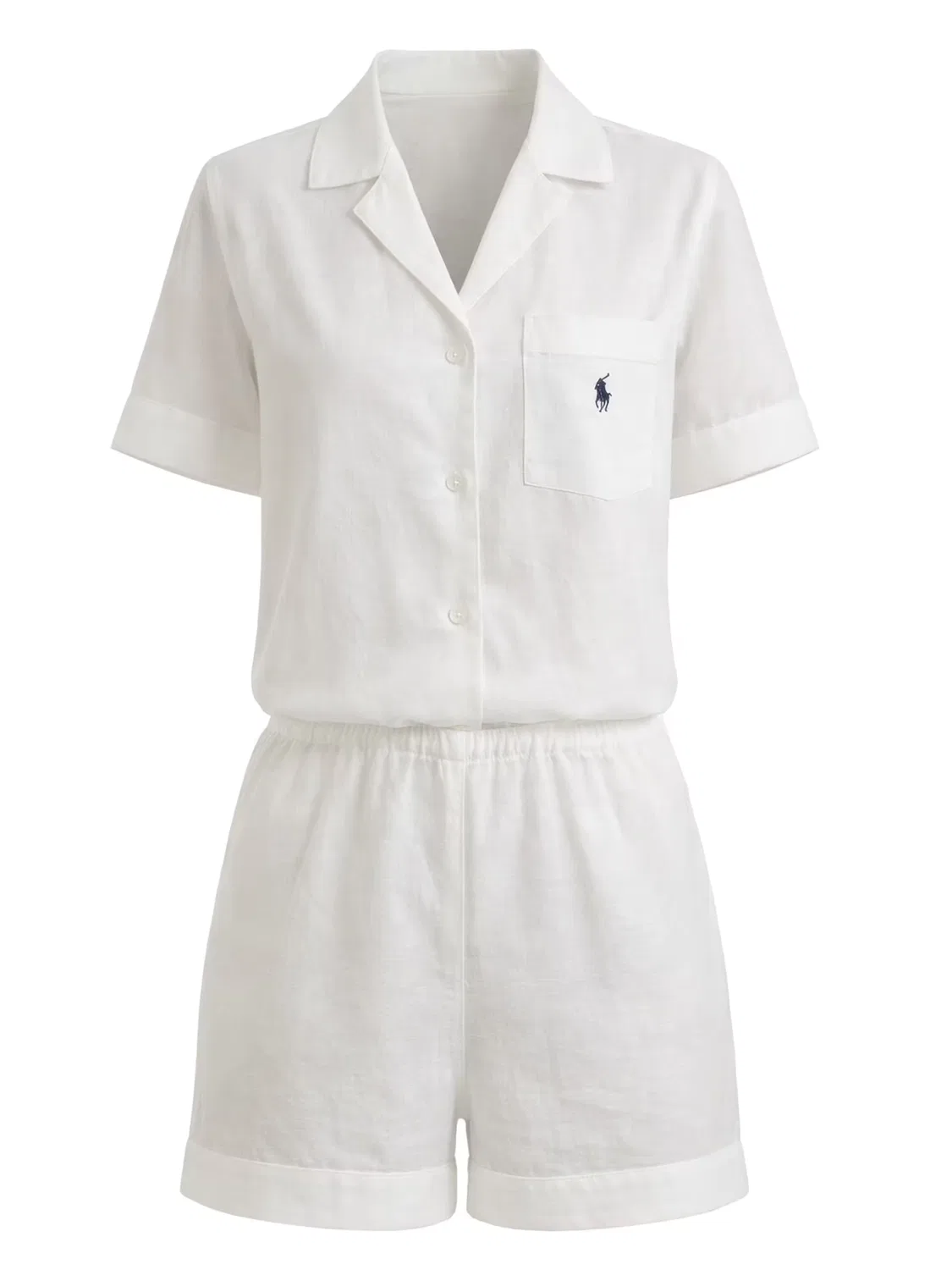 Пижама 'Летний лен' Polo Ralph Lauren, White