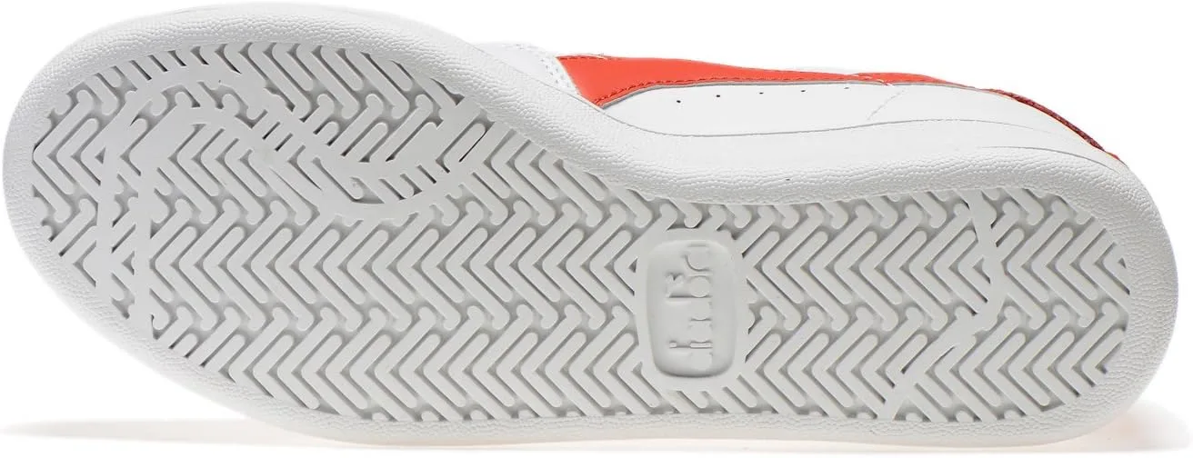 Кроссовки унисекс Diadora B. Elite, белый/красный/зеленый — фото 2