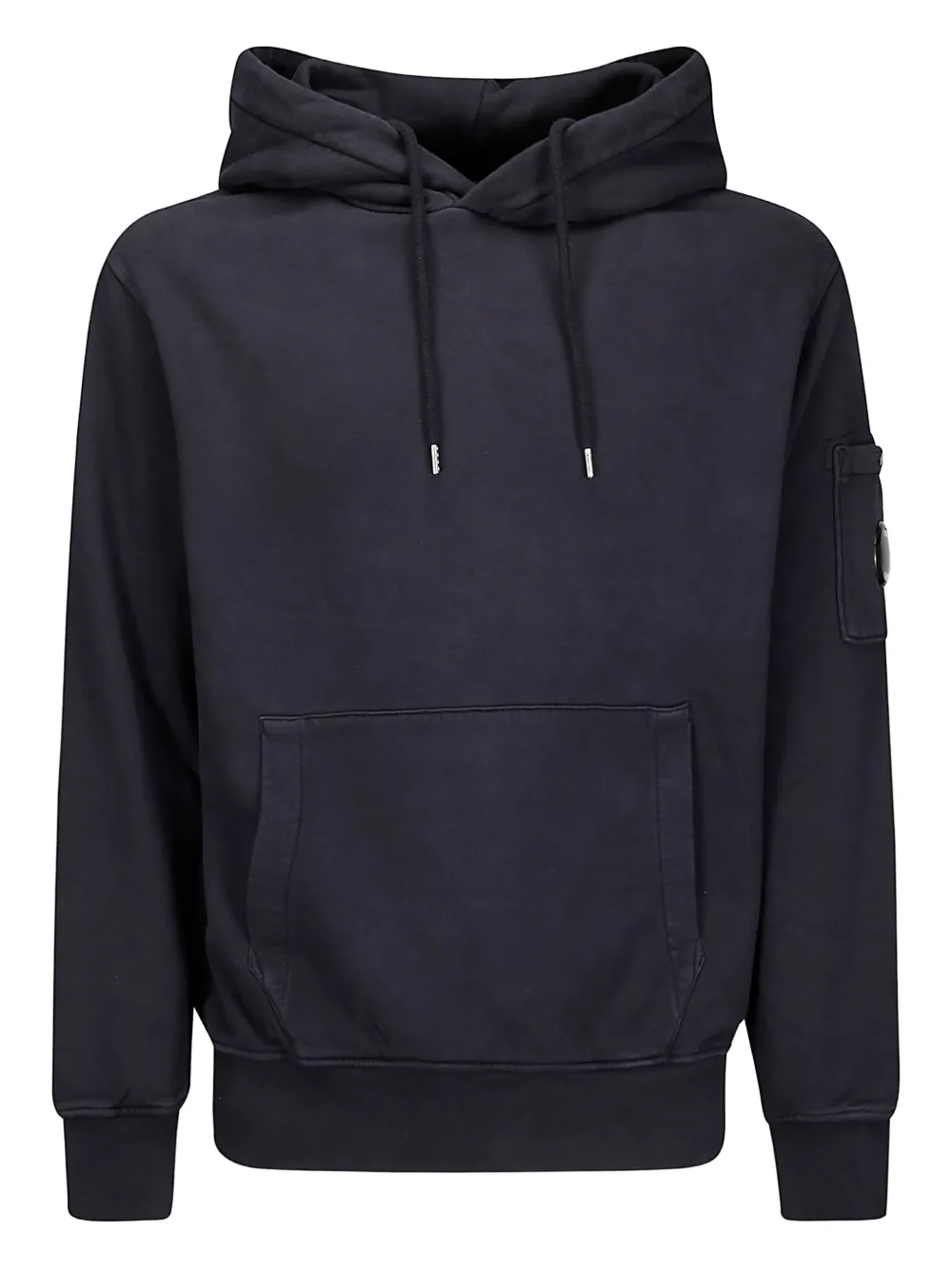 

Худи из начесанного хлопка C.P. Company, синий