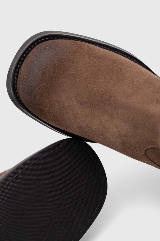 Женские сапоги Steve Madden Banner высокие замшевые, коричневый — фото 4