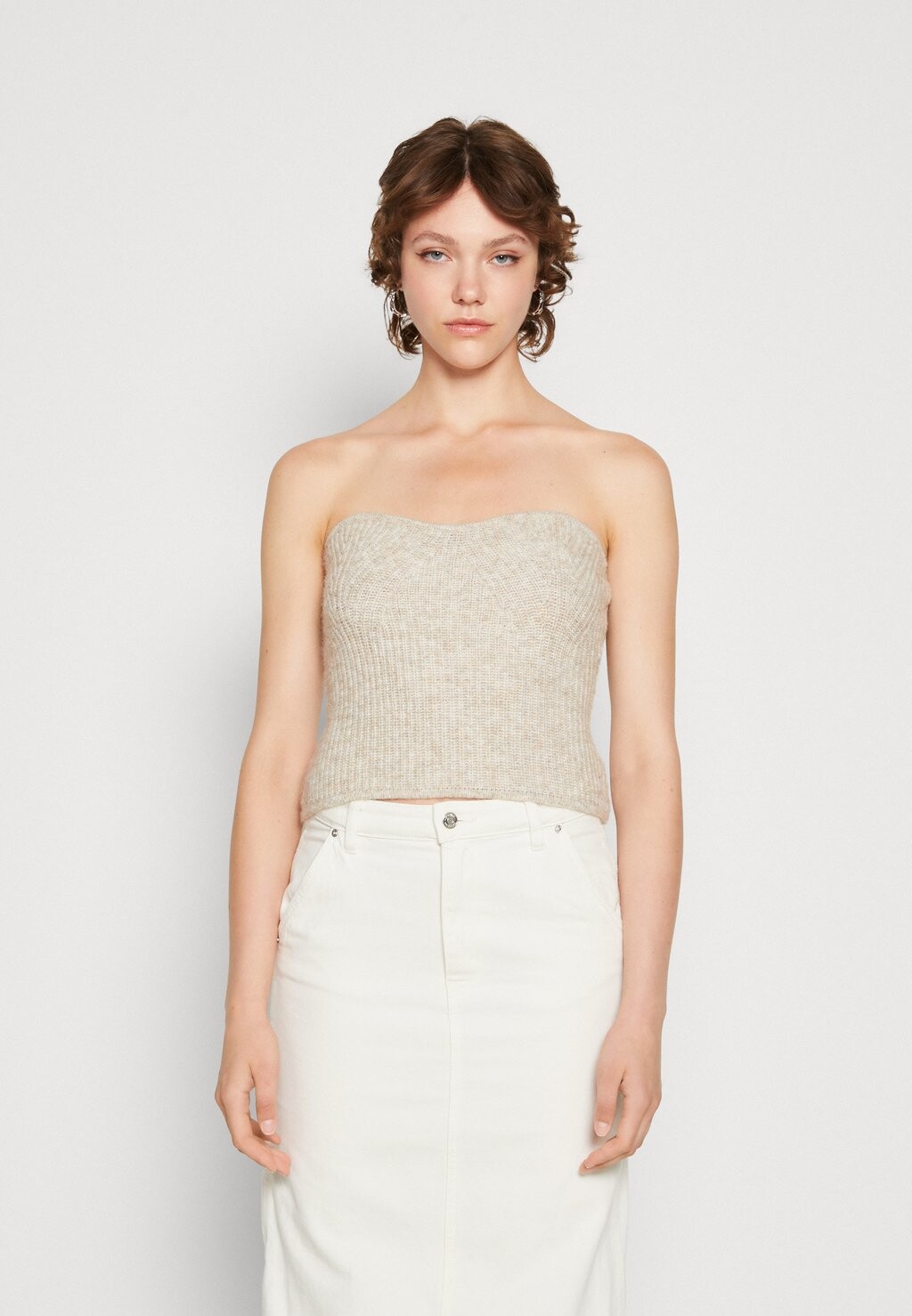 

Топ ASHLEY Gina Tricot, бежевый
