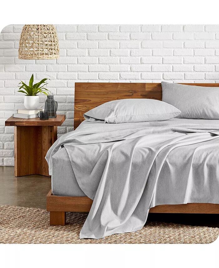 

Комплект ультрамягких простыней с двойной щеткой Bare Home, черный
