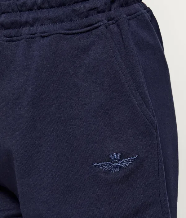 Шорты regular fit Aeronautica Militare, темно-синий — фото 4
