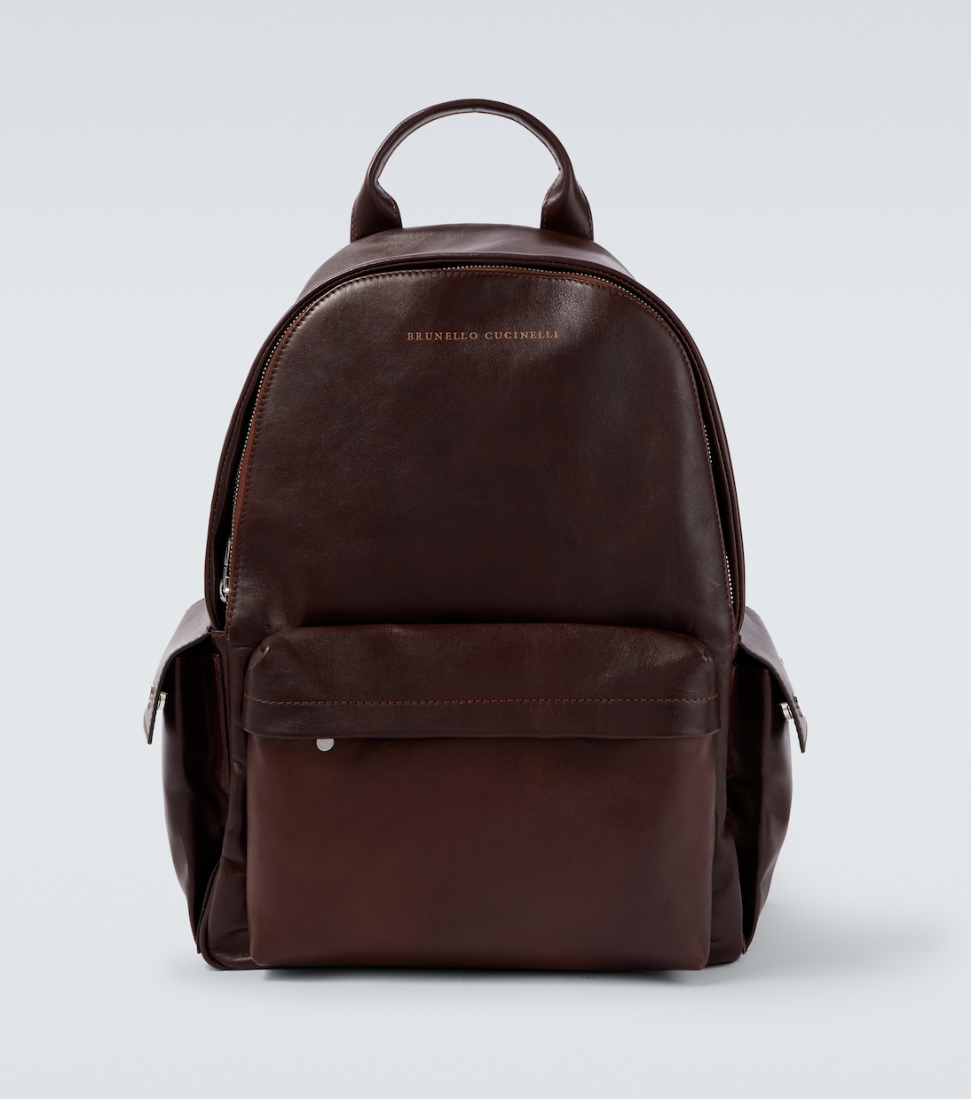 

Кожаный рюкзак Brunello Cucinelli, бордовый