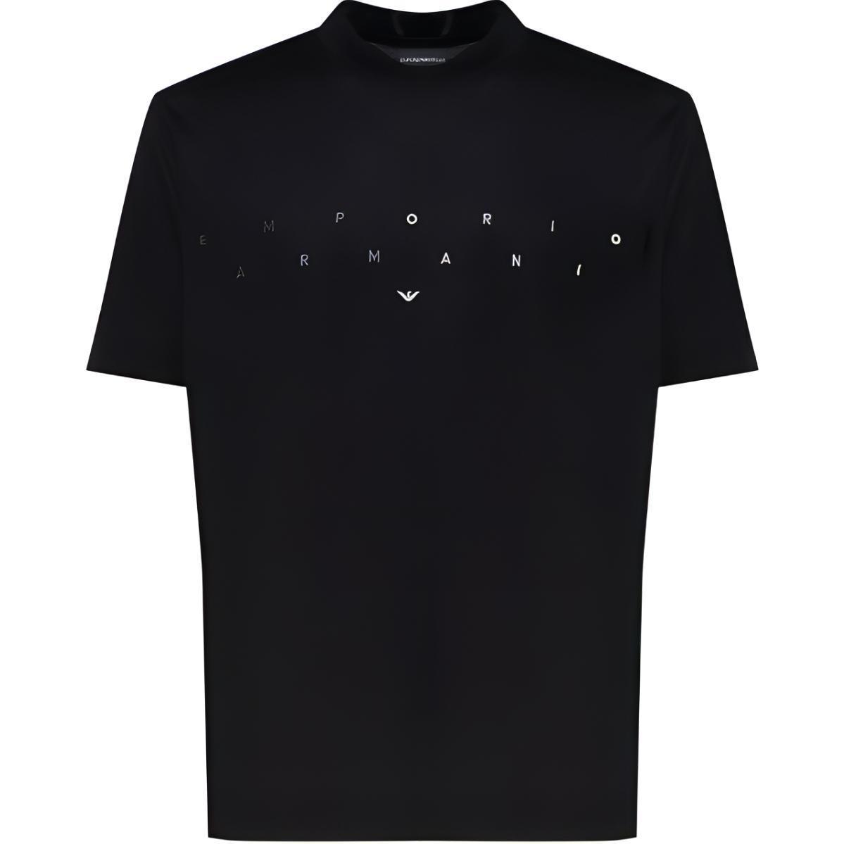 

Футболка мужская черная EMPORIO ARMANI