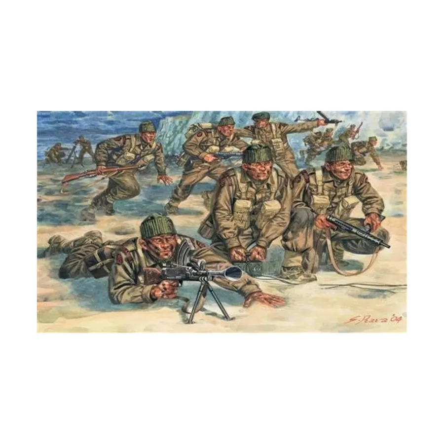 

Британские коммандос, Soldiers - WWII (1:72) (Italeri)