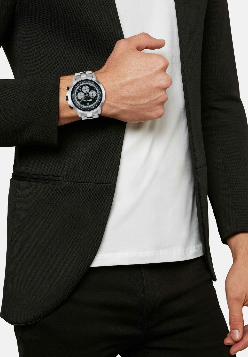 

хронограф X Large Breil, цвет black/silvercolour