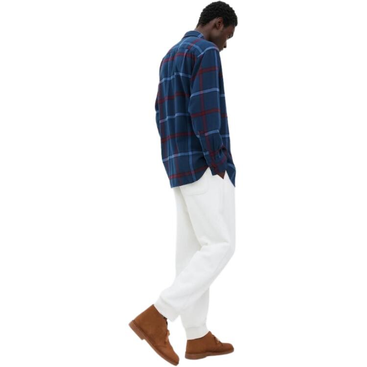 Jw Anderson Co-Branded Series Пуховые брюки/Хлопковые брюки мужские Белые Uniqlo, белый — фото 3