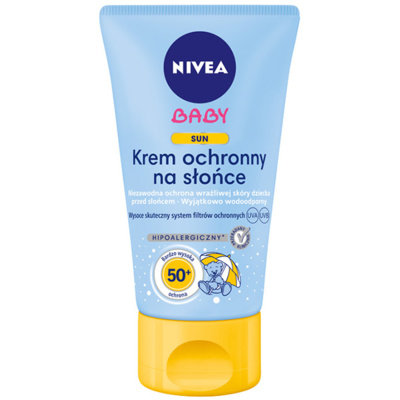 

Nivea, Baby, солнцезащитный крем, SPF 50+, 75 мл