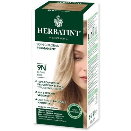 

Краска для волос 9N Медовый блондин, Herbatint