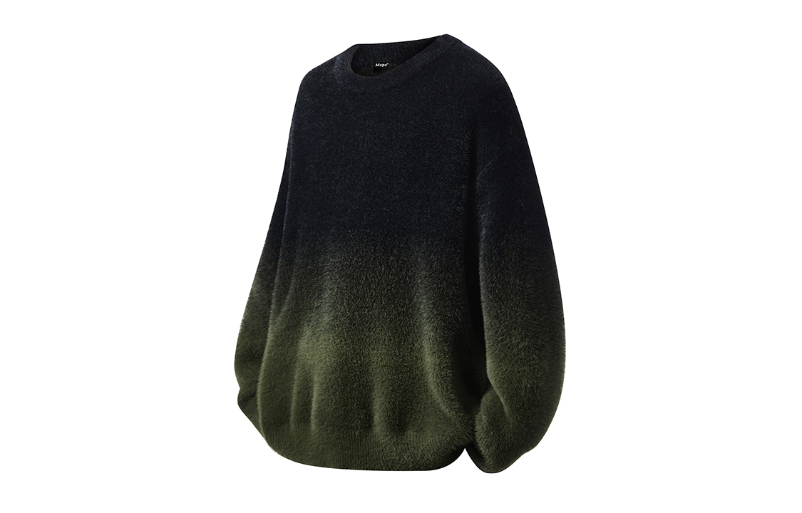 

Трикотажный свитер Unisex с круглым вырезом Moderate Others MOPE, черный зеленый